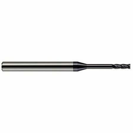 HARVEY TOOL 1/32 Cutter dia. x 3/32 x 0.2810 in. 9/32 Reach Carbide Square End Mill, 4 Flutes, AlTiN Coated 735331-C3